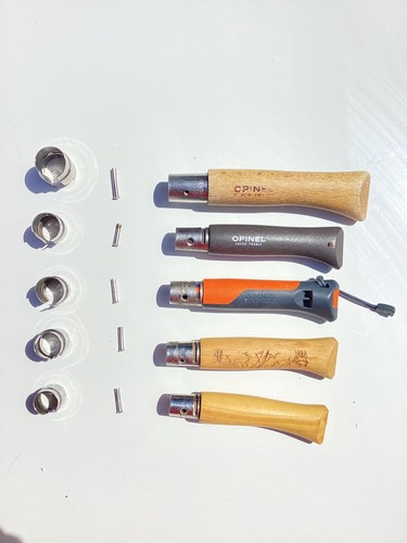 Lot manches bois opinel - 5,