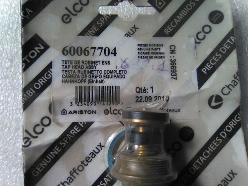 Chaffoteaux 60067704 tap head - 60067704,