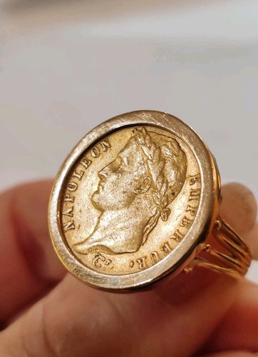 Bague ancienne jaune 18 - bague, en