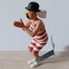 FIGURINE NEUVE  MOULINSART TINTIN 2011 - DUPOND MAILLOT DE BAIN 