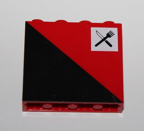 Lego train panel rouge - rouge, noir