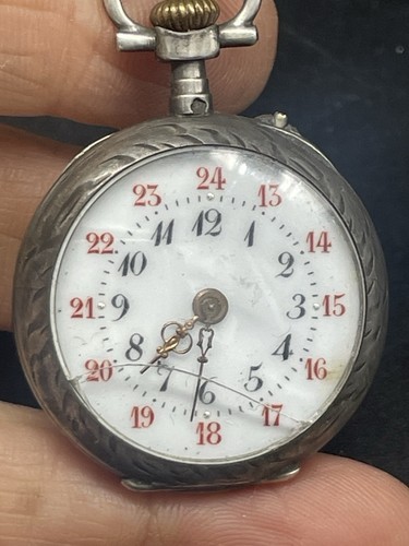 Montre gousset argent - à,