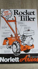 Catalogue, brochure, brochure tractors tractor NORLETT Rocket Tiller
