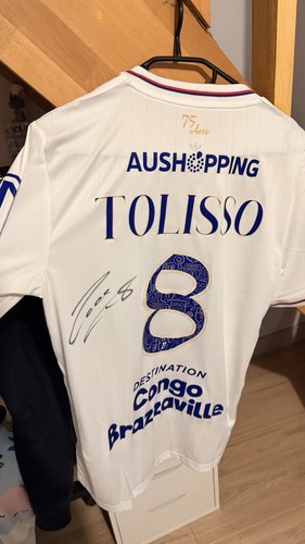 Maillot dédicacé olympique - dédicacé,