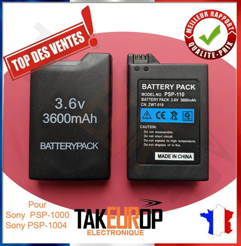 Batterie pour sony psp 1000 - pour,