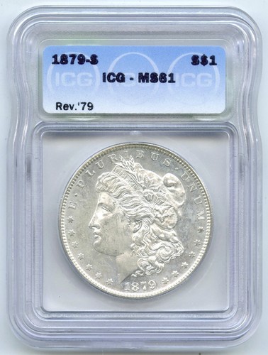 Morgan silver dollar 1879 - silver,