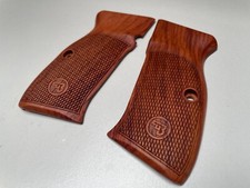 New Checker wood Decorate Grip For CZ 97 B  No.1