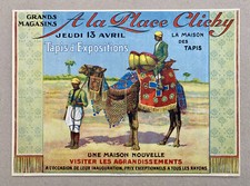 À La Place Clichy: Exhibition Carpet / circa 1910 Chamelier / Caravan / Oriental
