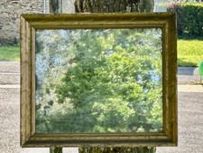 miroir ancien bois mouluré et