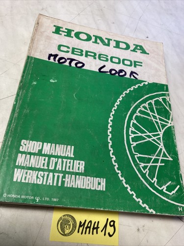Honda cbr600f 1987 cbr600 - 1987, f