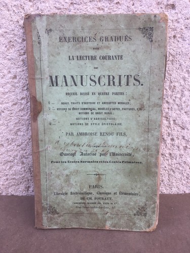 Ancien livre lecture - livre, /