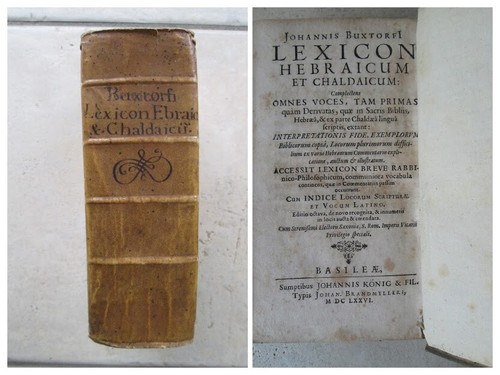 Buxtorf lexicon hebraicum - buxtorf,