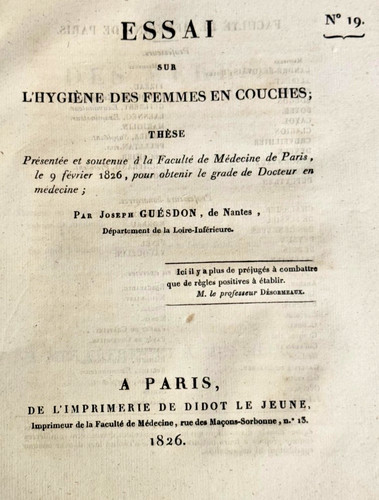 Joseph guèsdon essai - -, –