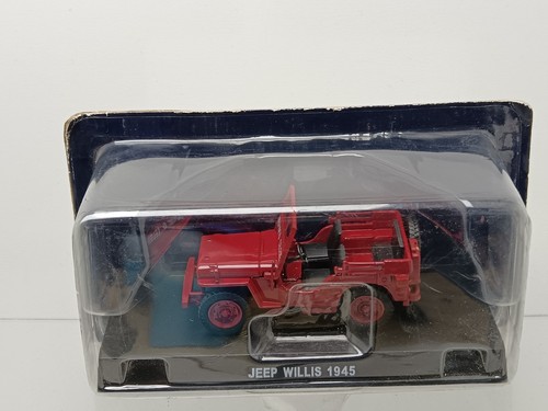 Jeep willis 1945 rouge polizia - willis,