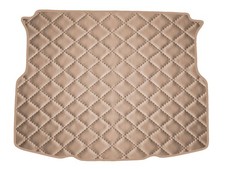 Matelassé Cuir artificiel BEIGE FONCÉ Tapis coffre pour Ford Escape 2000-2006