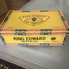 Antique King Edward Cigar Box