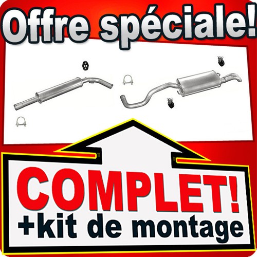 Ligne pot échappement pour - d'échappement,