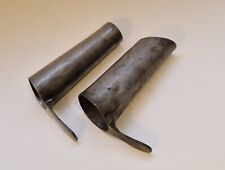 Two speculums by Récamier in pewter, circa 1815-1840