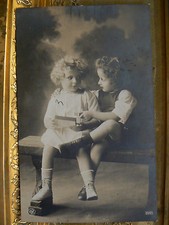 Old postcard fantasy child