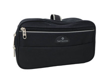 Samsonite Sac Homme Taille Unique Noir Fermeture Éclair Voyage Pochette Logo