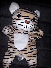 Doudou Plat Marionnette Tigre