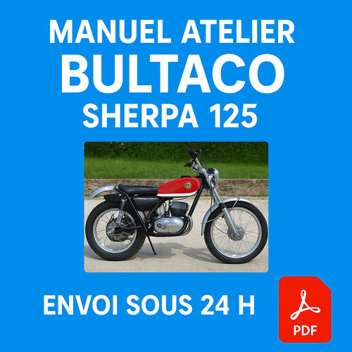 Manuel atelier bultaco sherpa - manuel,