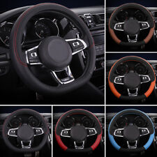D Shape Car Steering Wheel Cover Non-slip Volant Braid Steering Wheel Volante
