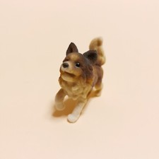 Miniature FLOCKED PUPPY DOG Chihuahua Terrier1.5" Mini Figure Animal Dollhouse 