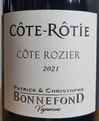 Cote rôtie domaine bonnefond - rôtie,