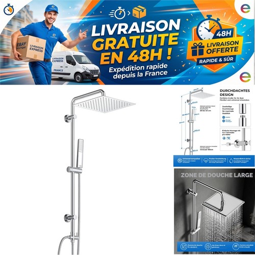Colonne douche acier - douche,