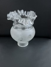 GLOBE EN VERRE  GRAVÉ  TULIPE