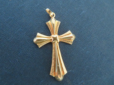 old cross in 18k gold eagle head 1.43gr