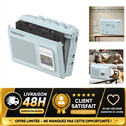Lecteur cassette portable - lecteur,