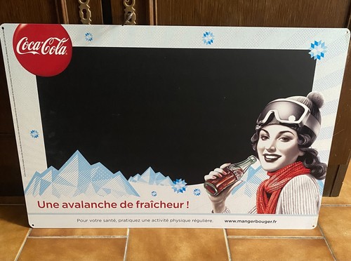 Plaque publicitaire coca cola - coca-cola,