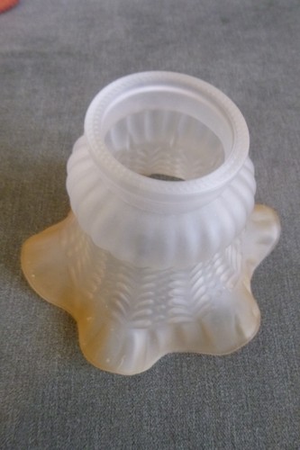 Tulipe verre depoli lampe - en,