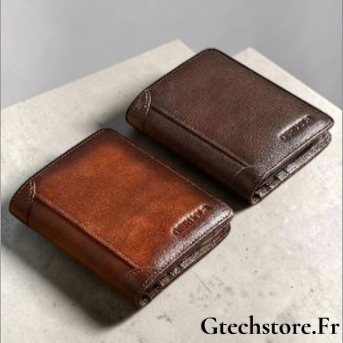 Portefeuille homme style cuir - portefeuille,