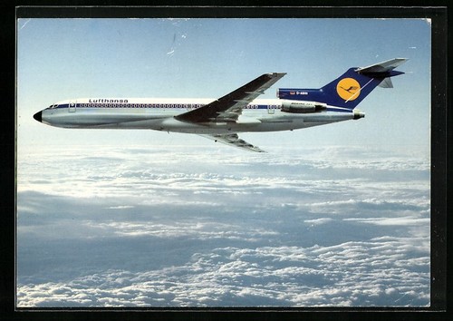 Carte postale avion boeing 727 - avion,