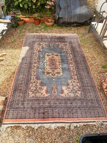 Tapis persan vintage fait main - fait,