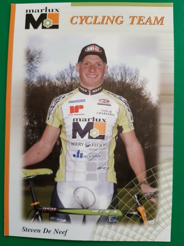 Cyclisme carte cycliste steven - cyclisme,