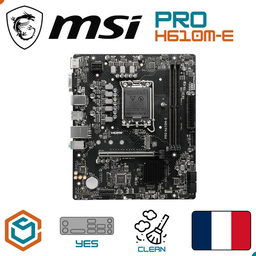 Carte mère msi pro h610m - msi,
