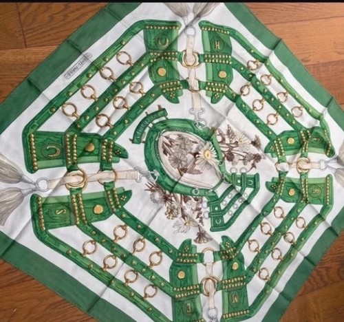 Hermès carré femme - femme, vert