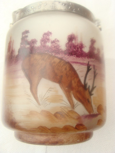 Ancien seau biscuit decor - ancien,