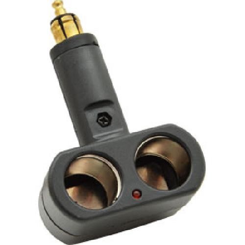 Double prise allume - allume-cigare, en