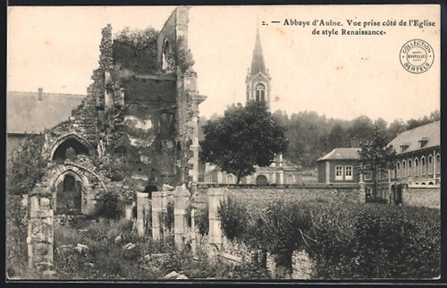 Cpa aulne abbaye - cpa, vue