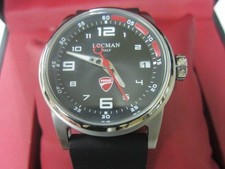 LOCMAN Ducati Solo Tempo Men's Quartz Watch Model DT106 Excellent Condition