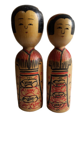 Poupée kokeshi traditionnelle - poupée,