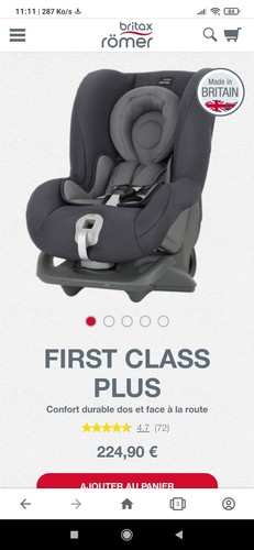 Siege auto bebe isofix römer - siege,