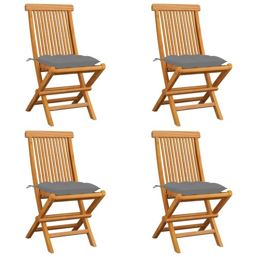 Chaises pliantes avec coussins