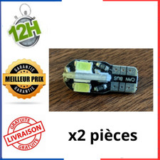 2 x T10 W5W Led Bulb CANBUS 6000k Blanc Anti Erreur Auto Voiture Veilleuse