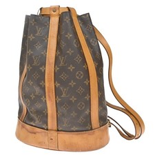 LOUIS VUITTON LV Randonnee PM Shoulder Bag Monogram Leather Brown M42243 31KA932